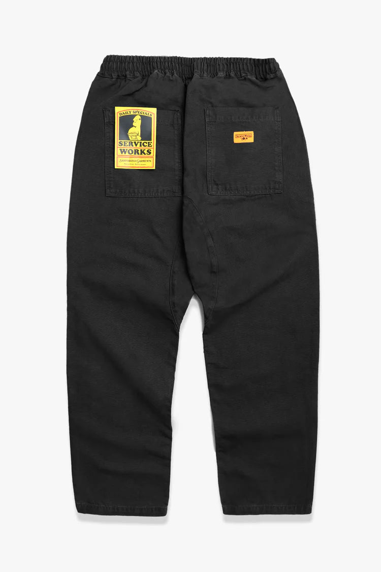 Service Works Canvas Chef Pants Black