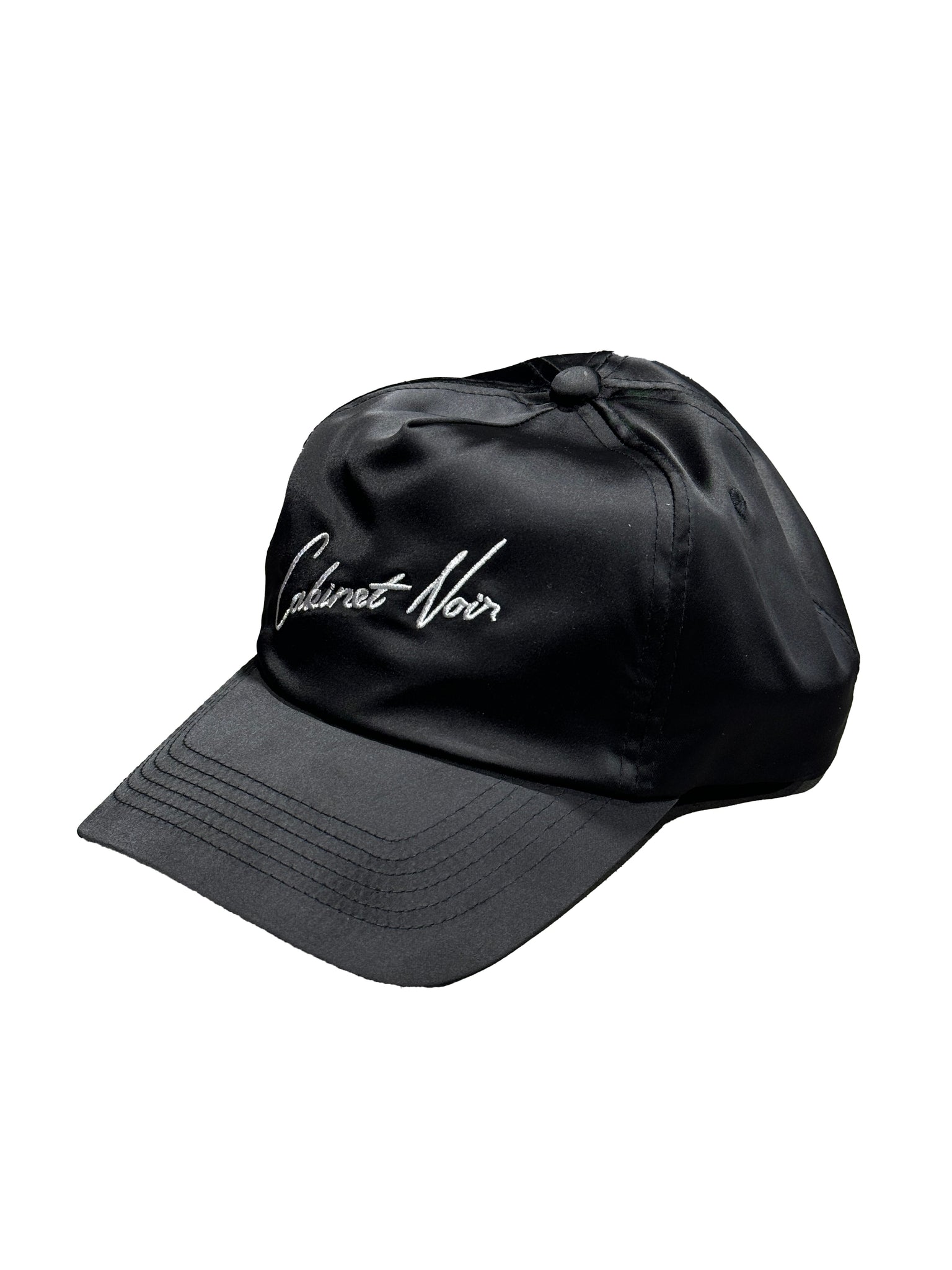 Cabinet Noir Script Logo Hat Black