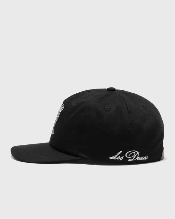 Les Deux x Yale Bulldog Soft Snapback Cap Black