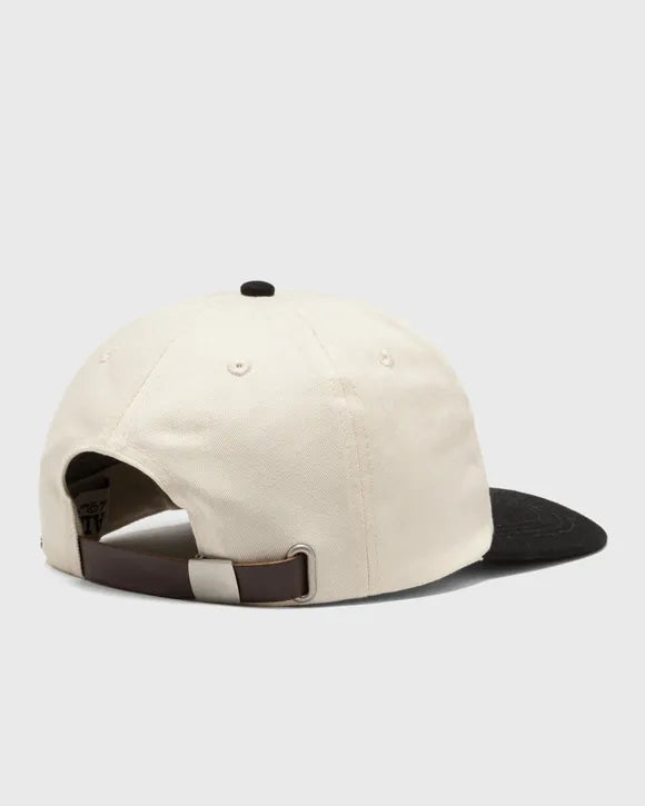 Les Deux x Yale Bulldog Soft Snapback Cap Ivory/Black