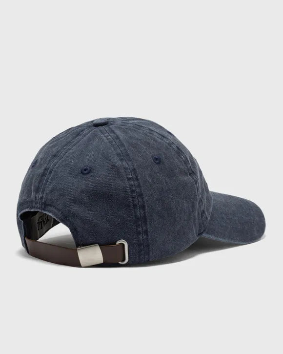 Les Deux x Yale Logo Washed Dad Cap Dark Navy