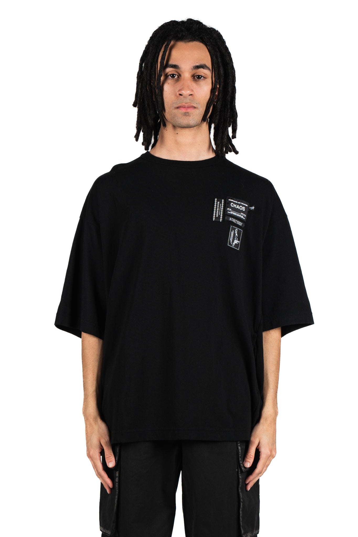 Undercover UC1D4807-4 CHAOS Patch Boxy Tee Black