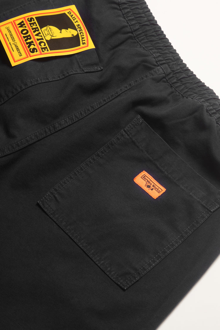 Service Works Canvas Chef Shorts Black