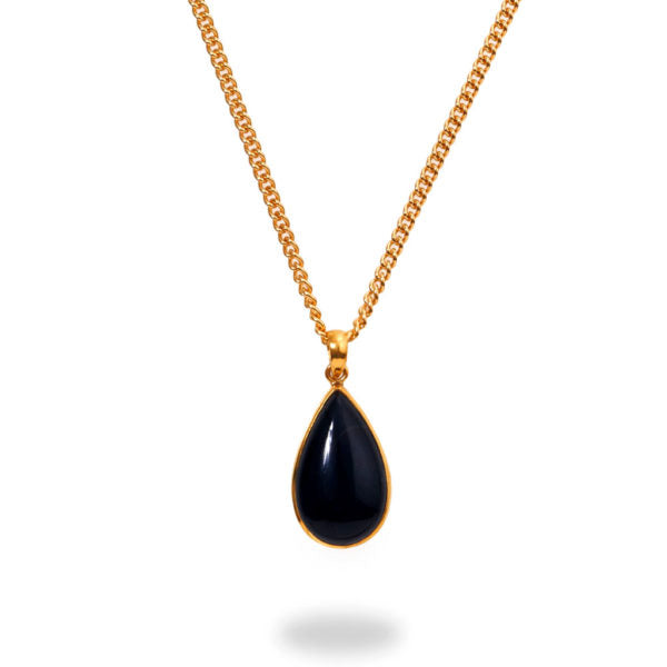 The Family Jewels Tear Drop Pendant Gold