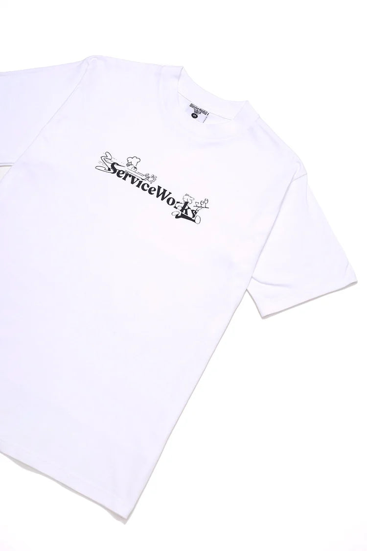 Service Works Chase Tee White