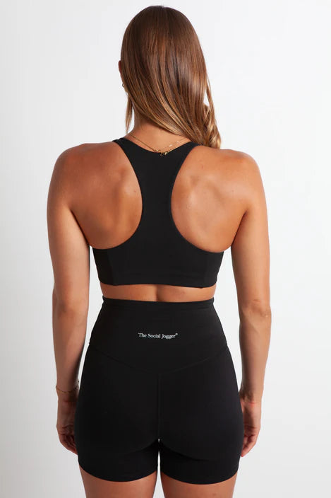 The Social Jogger Athletic 5 Inches Shorts Black