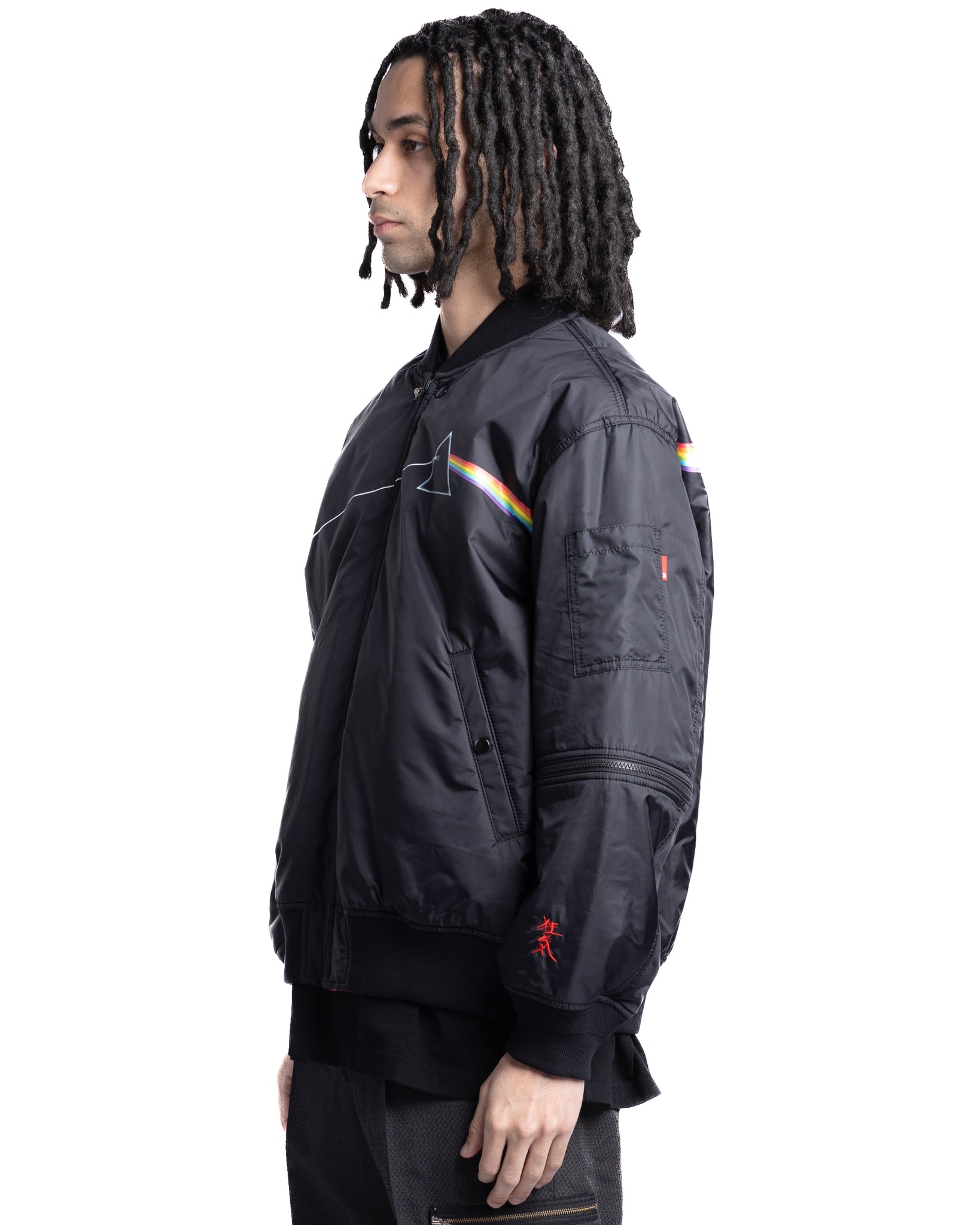 Undercover UC1C4207-1 Pink Floyd Convertible Bomber Black