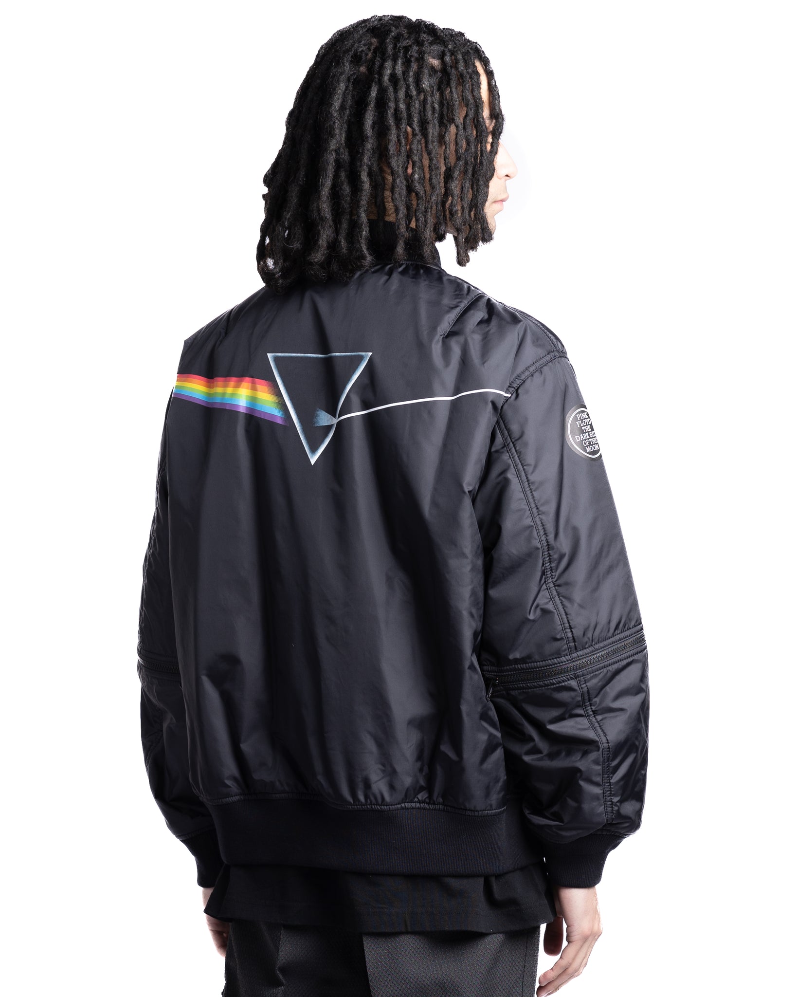 Undercover UC1C4207-1 Pink Floyd Convertible Bomber Black