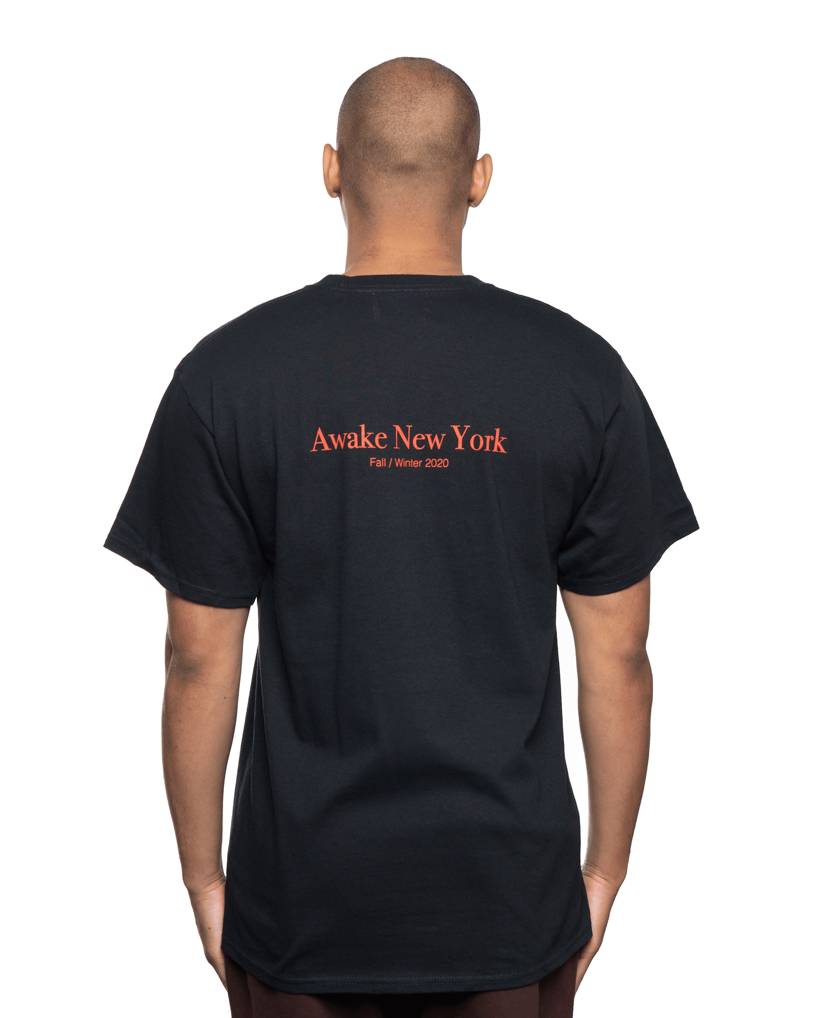 Awake NY Classic Outline Logo SS Tee Black