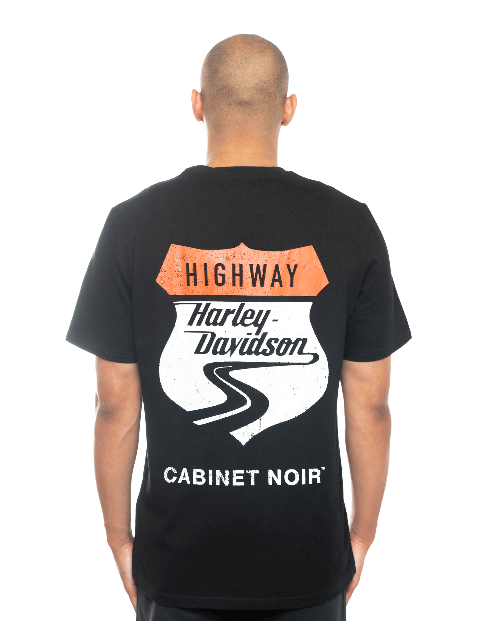 Cabinet Noir x Highway Harley Eagle Tee Black