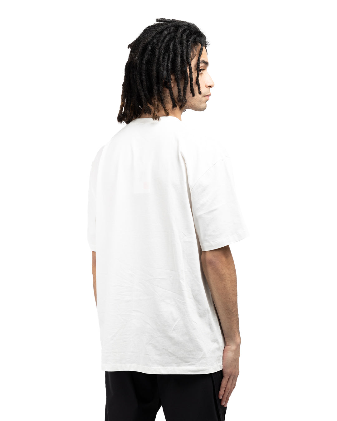 Ih Nom Uh Nit Dustin and Logo Relaxed Tee Off White