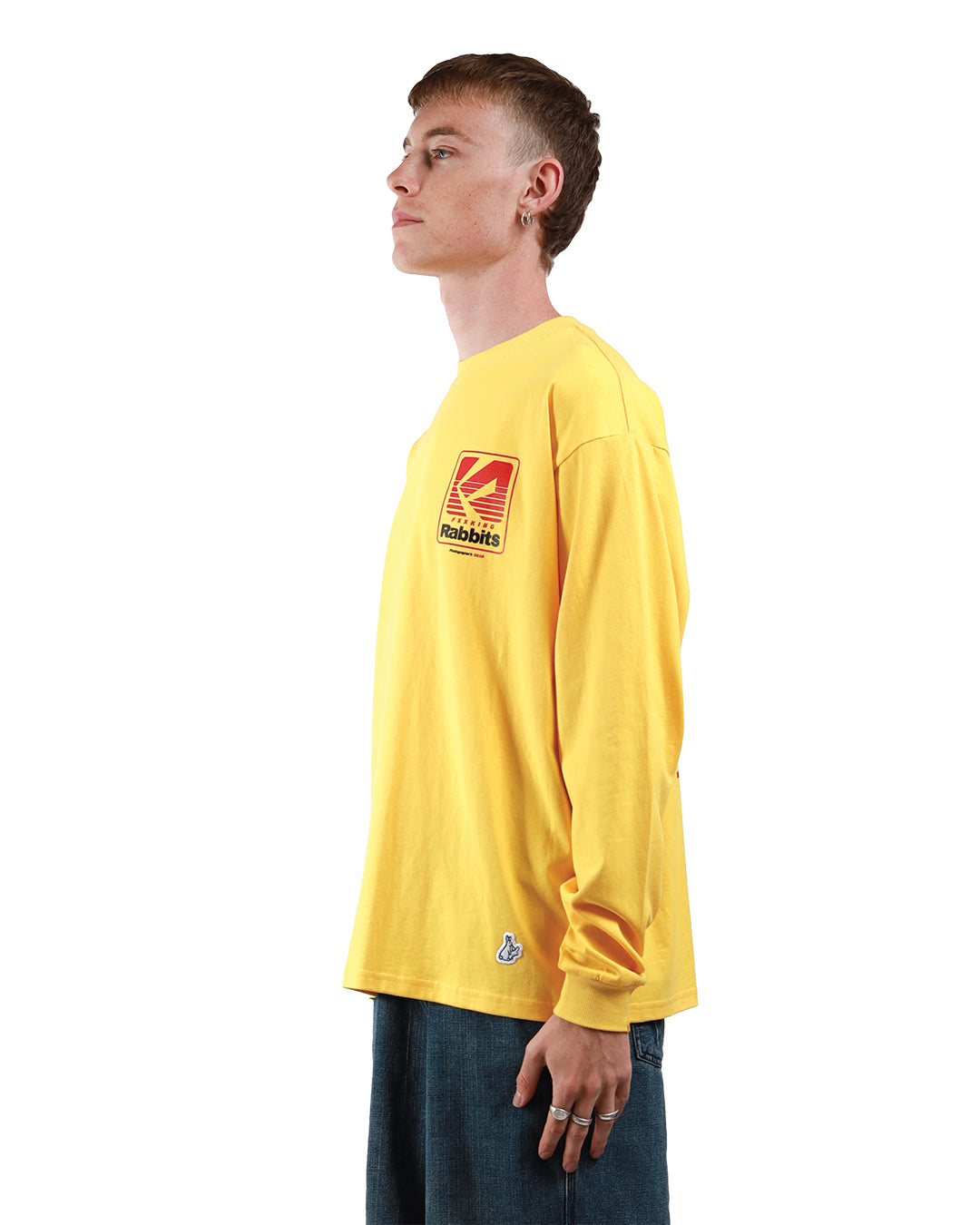 Fxxking Rabbits Photographers Gear L/S Tee Yellow